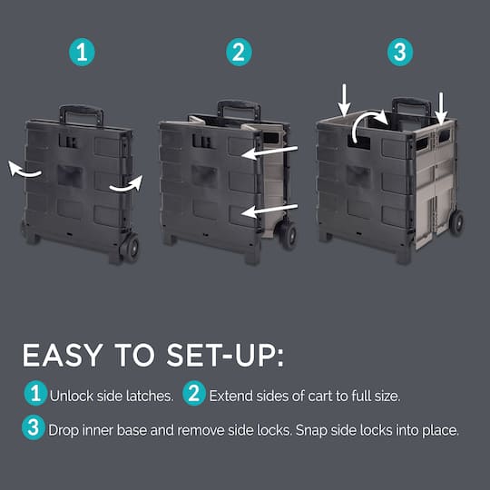 Simplify Jumbo Tote & Go Collapsible Utility Cart